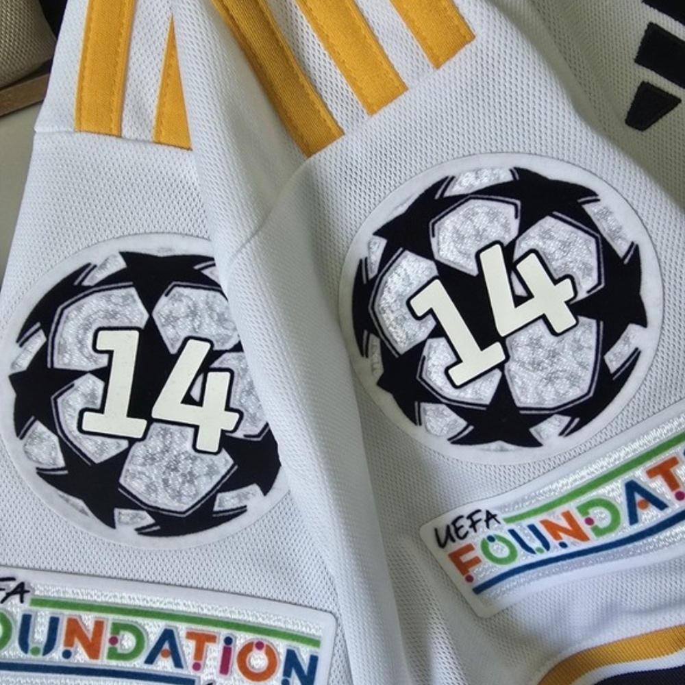 2023/24 ADIDAS REAL MADRID #5 BELLINGHAM CHAMPIONS LEAGUE HOME SOCCER JERSEY - Picture 3 of 7
